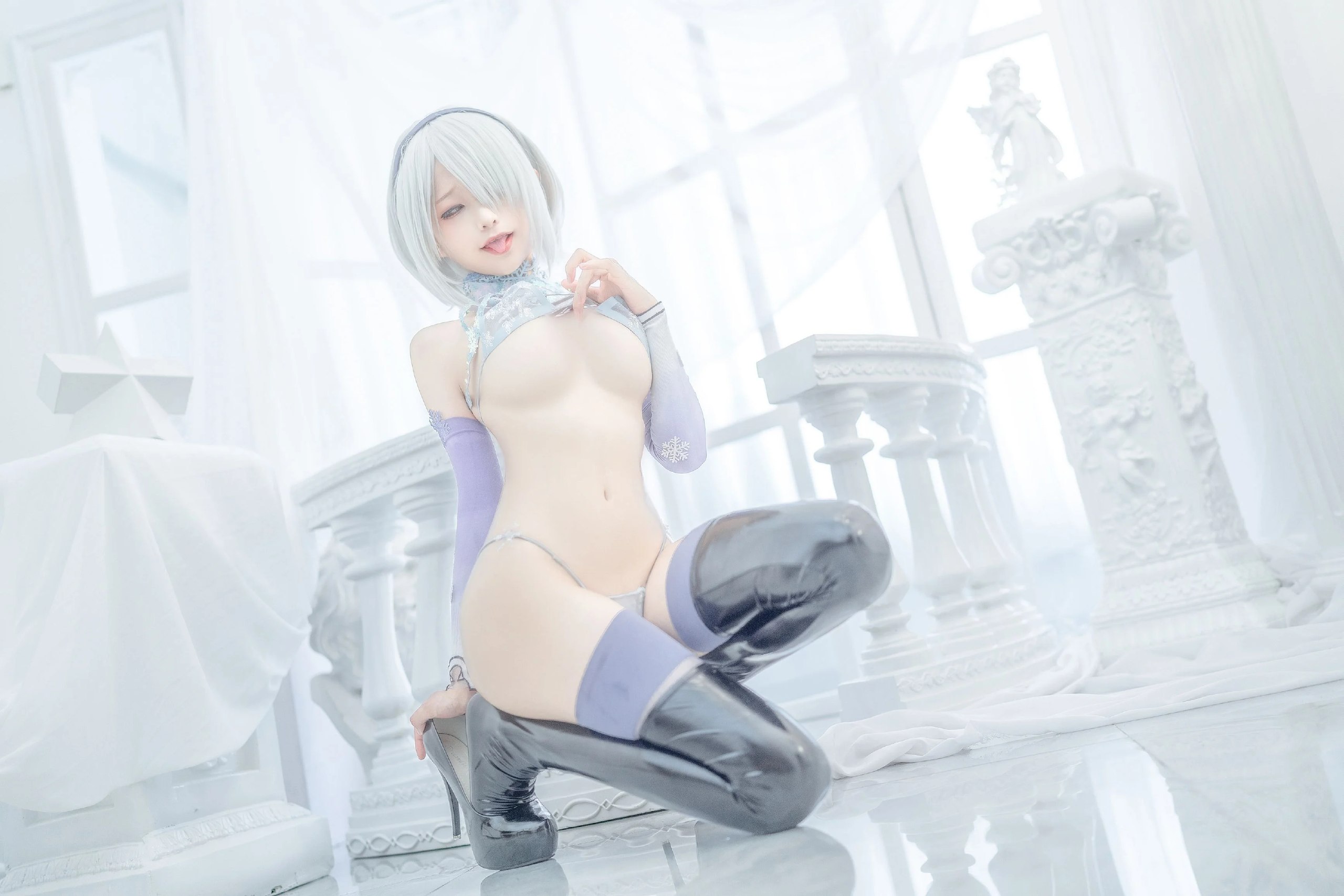 鉴赏蠢沫沫美女写真冰雪2B图集合集 - 图2