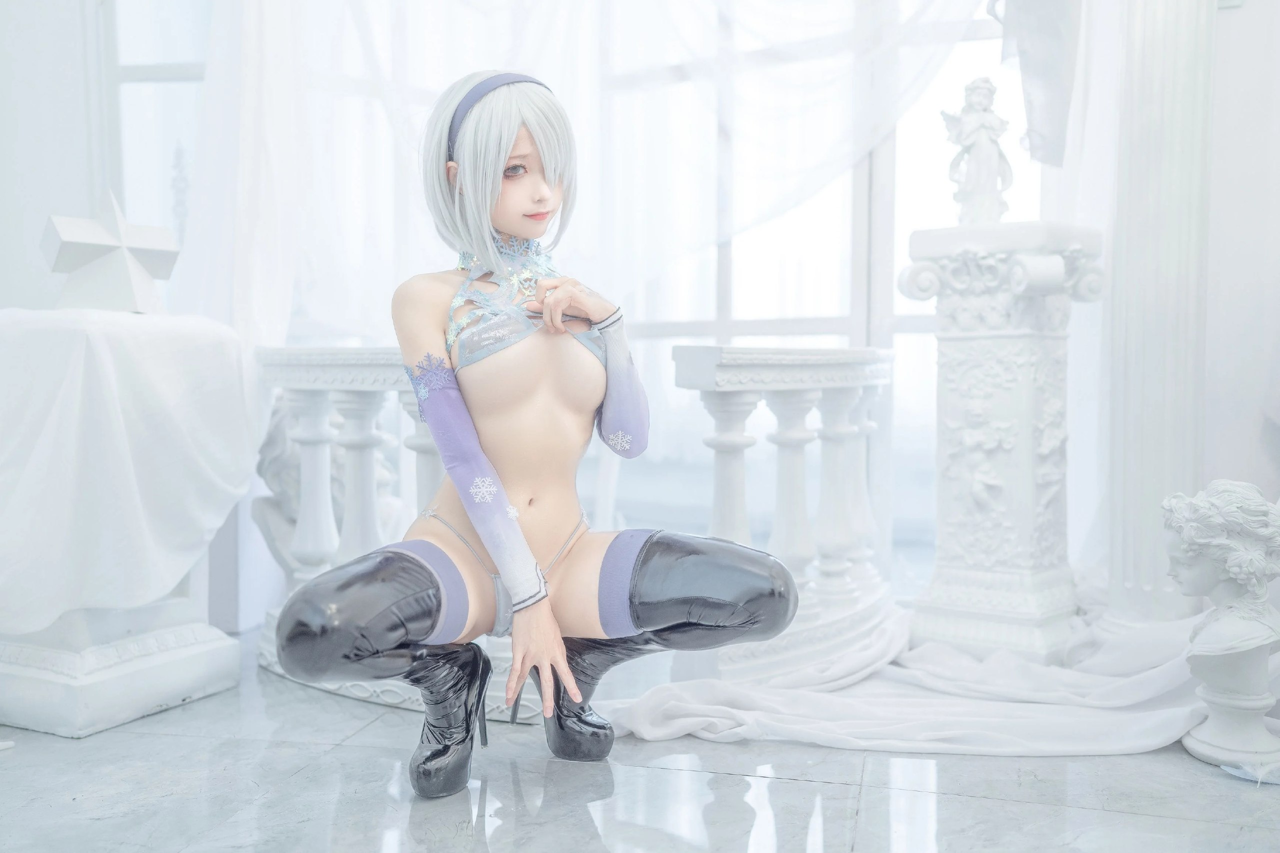 鉴赏蠢沫沫美女写真冰雪2B图集合集 - 图4